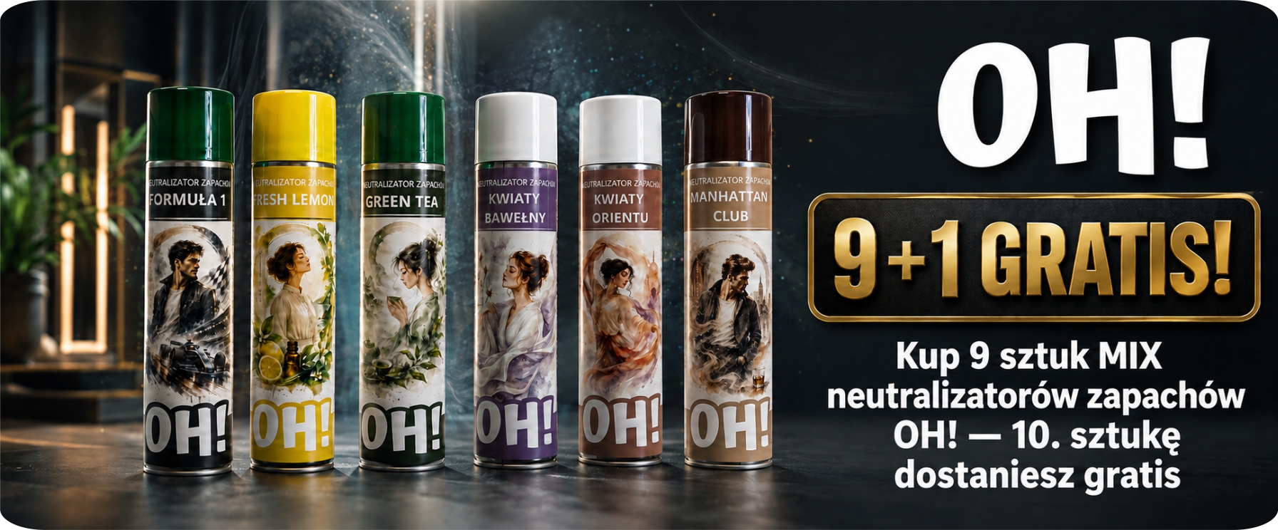Promocja Neutralizatory zapachów OH